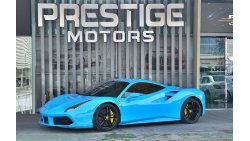 فيراري 488 GTB 2017 GCC Warranty 11/2023 and Service Contract until 8/2024