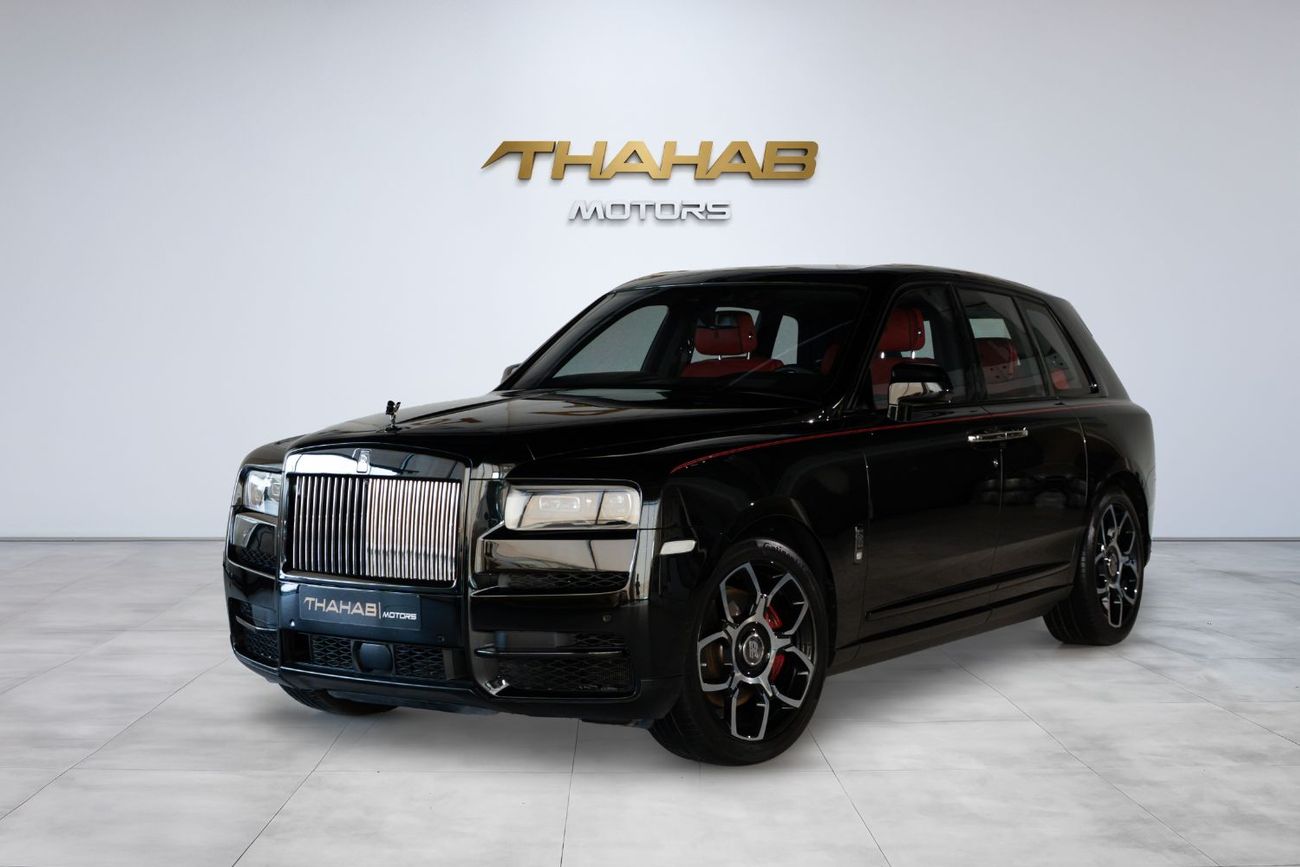 رولز رويس كولينان 2021 | PREMIUM BLACK BADGE | RED INTERIOR | GCC | V12 TWIN-TURBO | FULL OPTION | PERFECT CONDITION