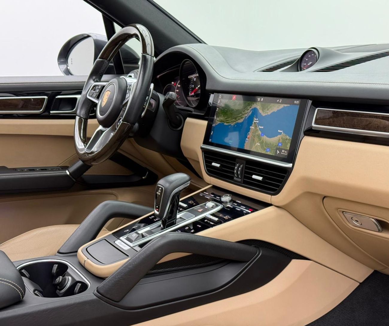 بورش كايان S 2.9L (440 HP) 2019 Porsche Cayenne S, Warranty, Full Porsche Service History, Sport Chrono Package