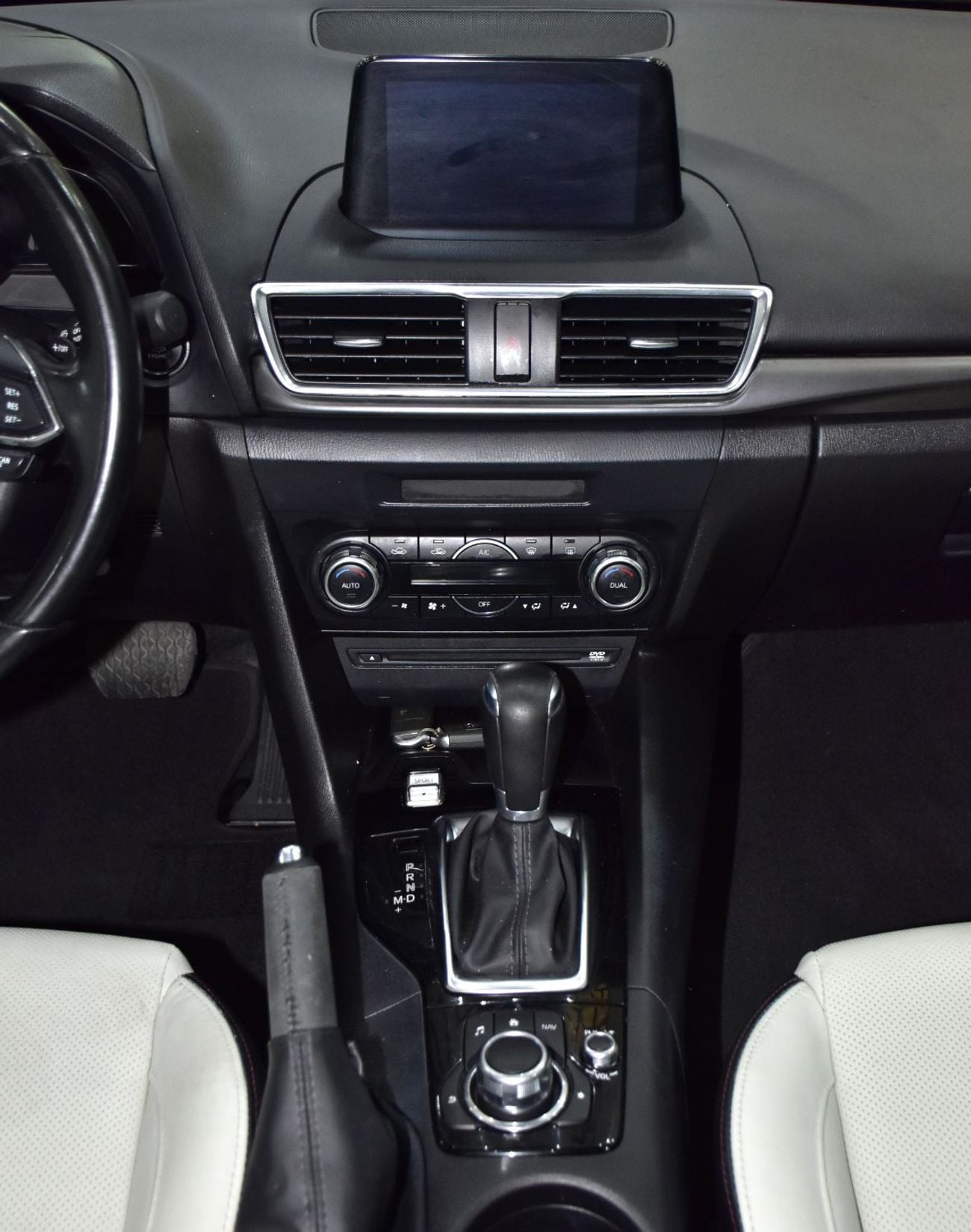 Mazda 3 EXCELLENT DEAL for our Mazda 3 ( 2017 Model ) in Red Color GCC Specs
