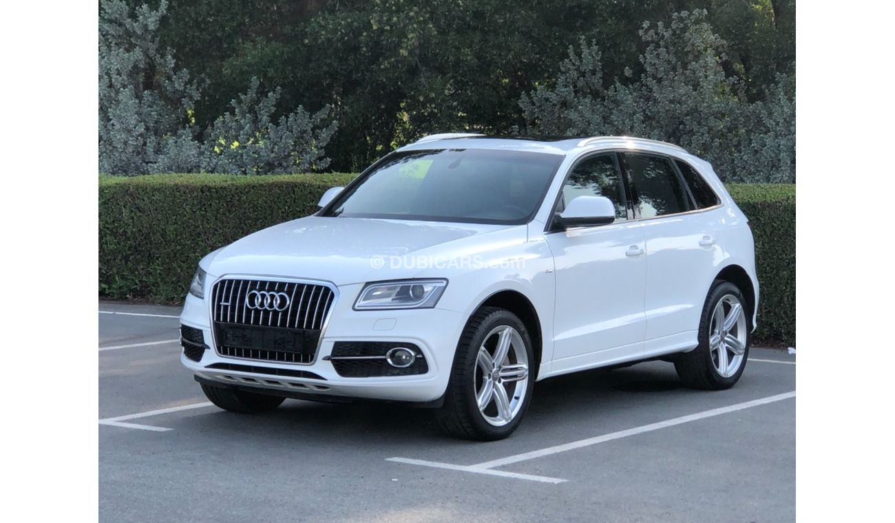 أودي Q5 موديل 2014 خليجي حاله ممتازه جدا من الداخل والخارج فل مواصفات بانوراما ومثبت سرعه وتحكم كهربي كامل و