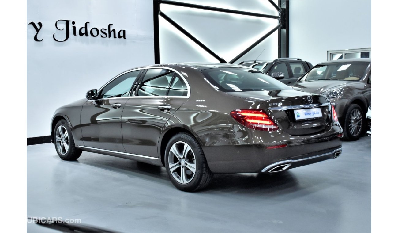 مرسيدس بنز E200 EXCELLENT DEAL for our Mercedes Benz E200 ( 2017 Model ) in Brown Color GCC Specs