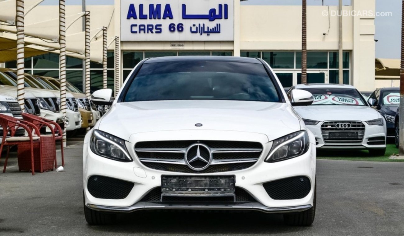 مرسيدس بنز C 200 خليجي مالك واحد تشيكات وضمان وكالة توب اوبشن  بانوراما AMG