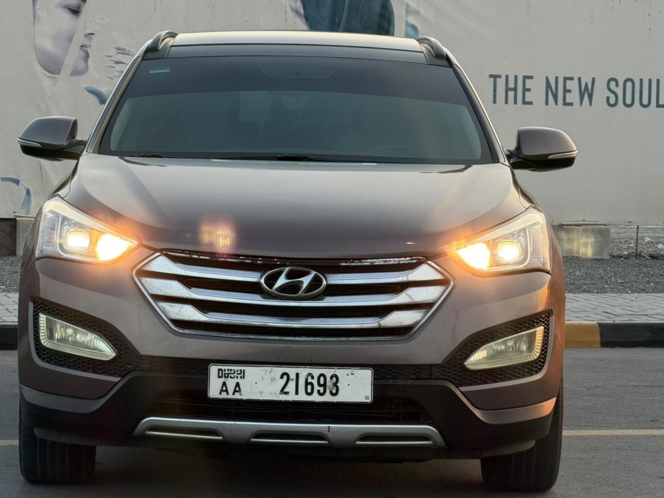 Hyundai Santa Fe fully loaded with panoramic sunroof
