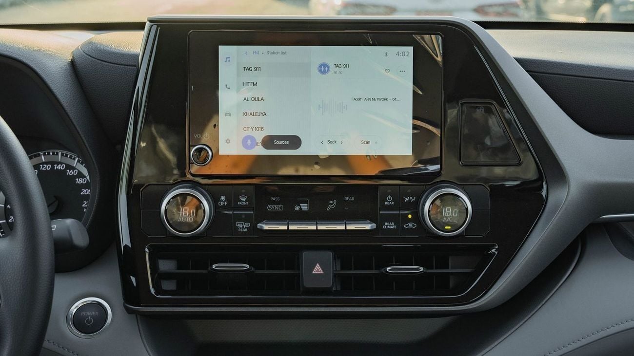 تويوتا هايلاندر 2025 Toyota Highlander LE 2.5L AT Hybrid (Black)