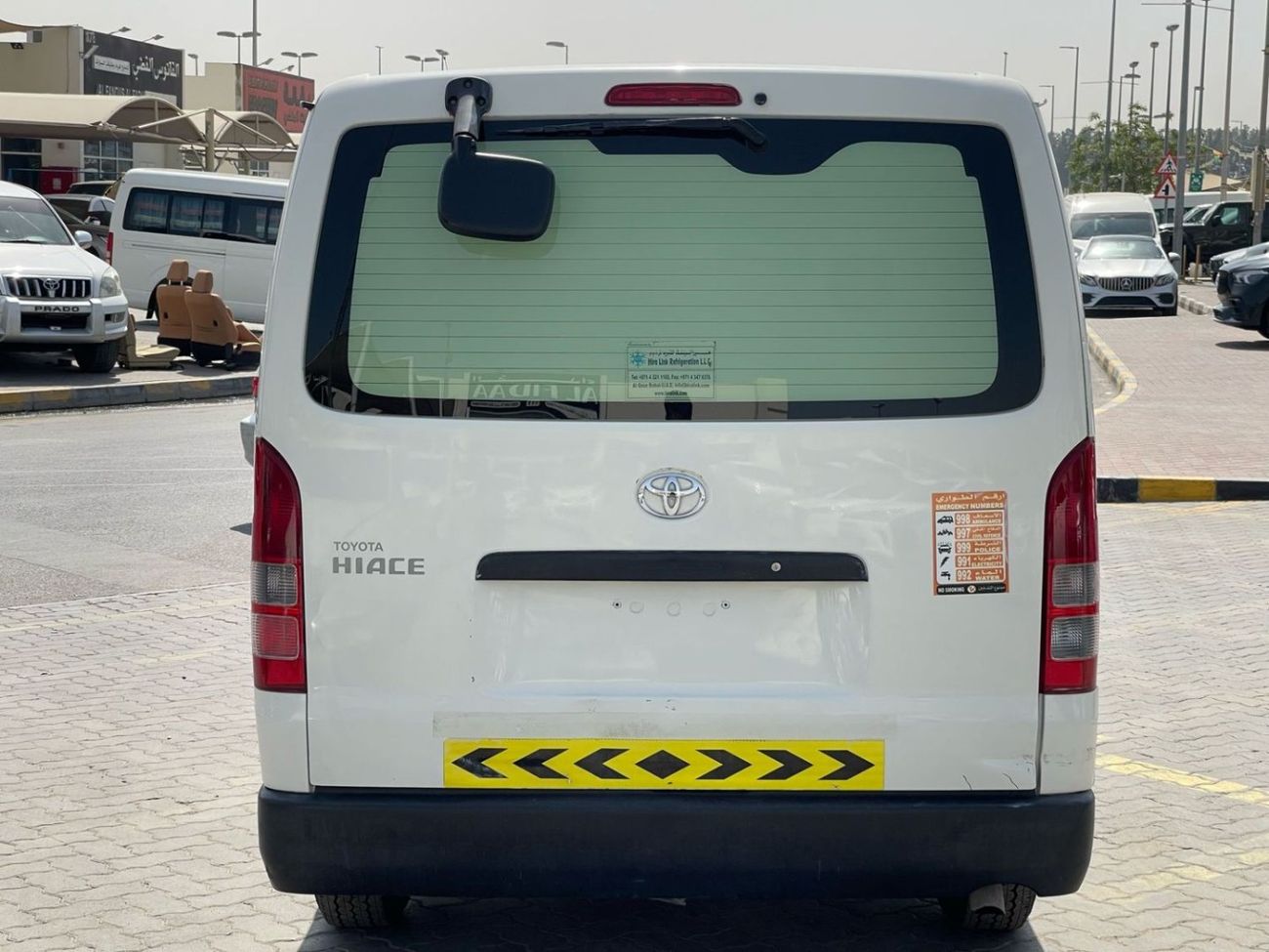 Toyota Hiace 2021 GCC FULL OPTION PERFECT CONDITION TOYOTA HICErefrigerator