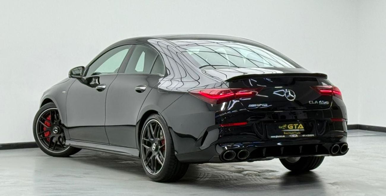 مرسيدس بنز CLA 45 S  AMG 2025 Mercedes Benz AMG CLA45 S Premium+, 5 Years Mercedes Warranty, Delivery Kms, Fully Loaded, GCC
