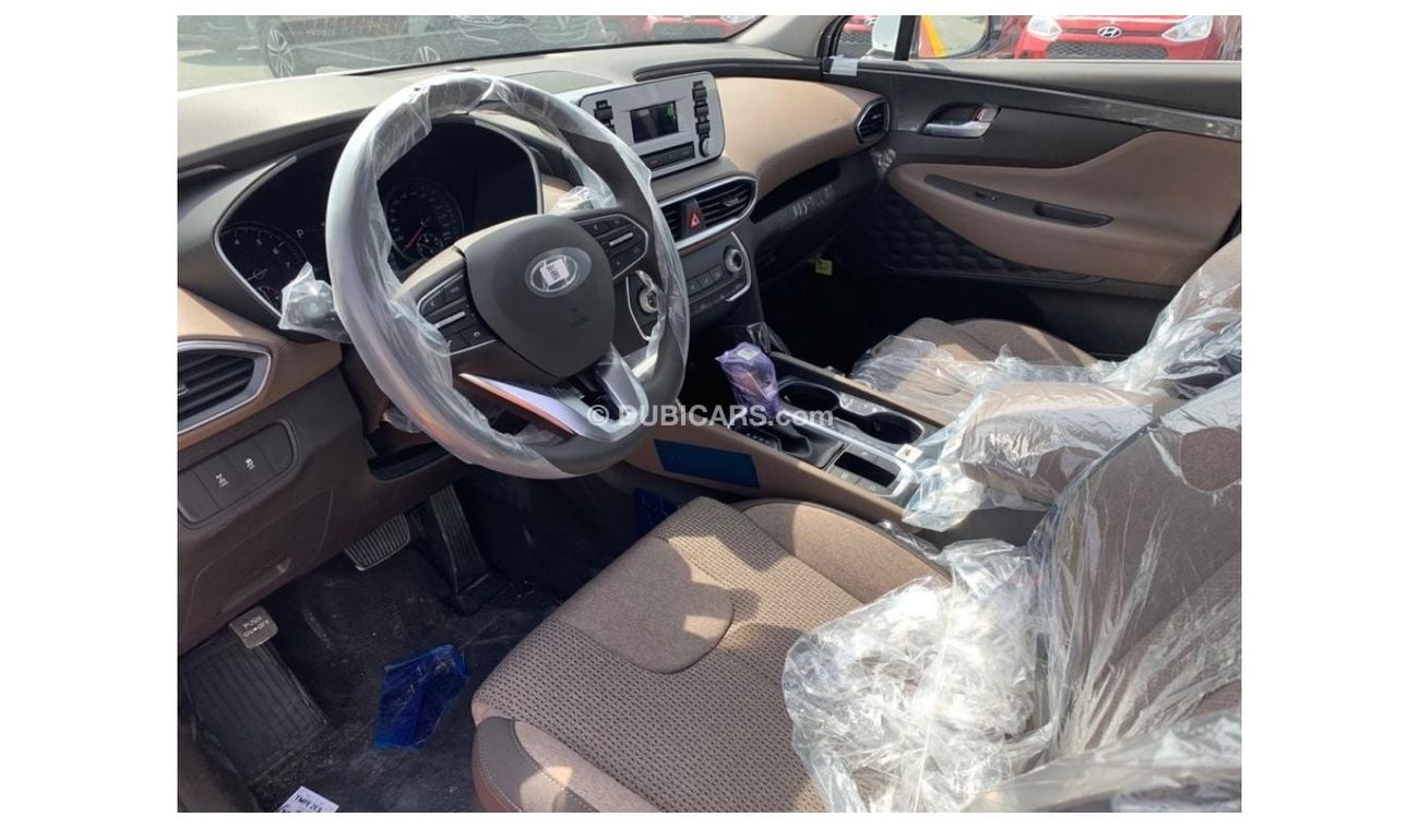 Hyundai Santa Fe HYUNDAI SANTAFE 3.5L, V6, NEW SHAPE, MODEL 2021 WHITE WITH BROWN INTERIOR, ONLY FOR EXPORT