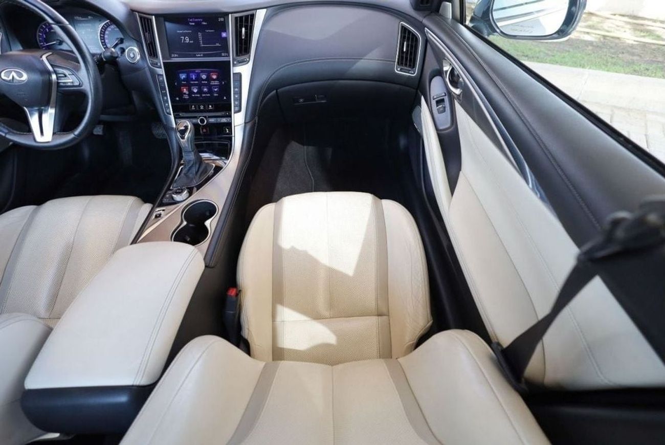 Infiniti Q60 Premium Infiniti Q60 2018 GCC (LOWEST MILEAGE) under Warranty with Flexible Down-Payment.