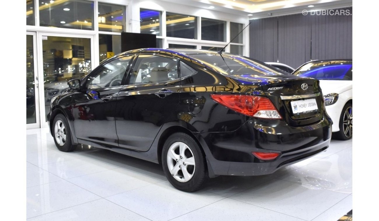 Hyundai Accent EXCELLENT DEAL for our Hyundai Accent ( 2014 Model ) in Black Color GCC Specs