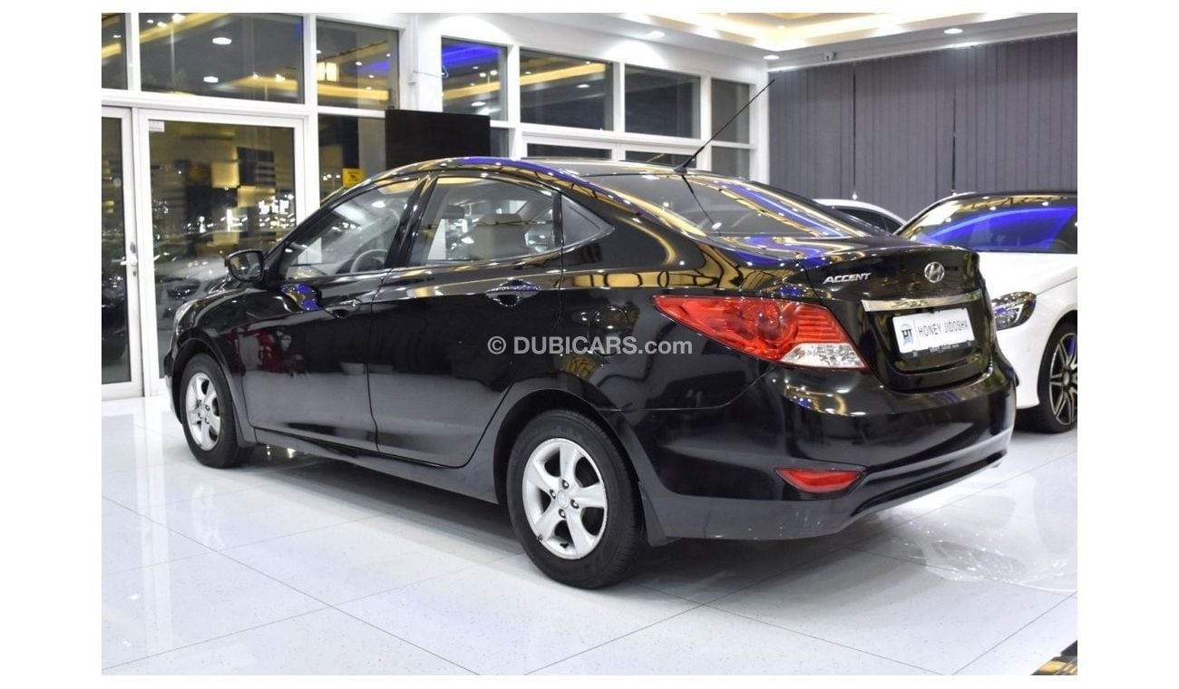 Hyundai Accent EXCELLENT DEAL for our Hyundai Accent ( 2014 Model ) in Black Color GCC Specs