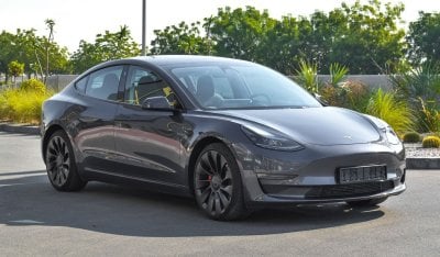 Tesla Model 3 Performance 2023 - GCC - Under Warranty - Low Mileage - Supercharge Network Access