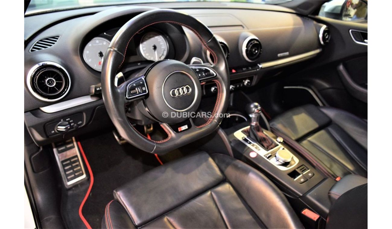Audi S3 Amazing AUDI S3 Quattro 2016 Model!! White  Color! GCC Specs