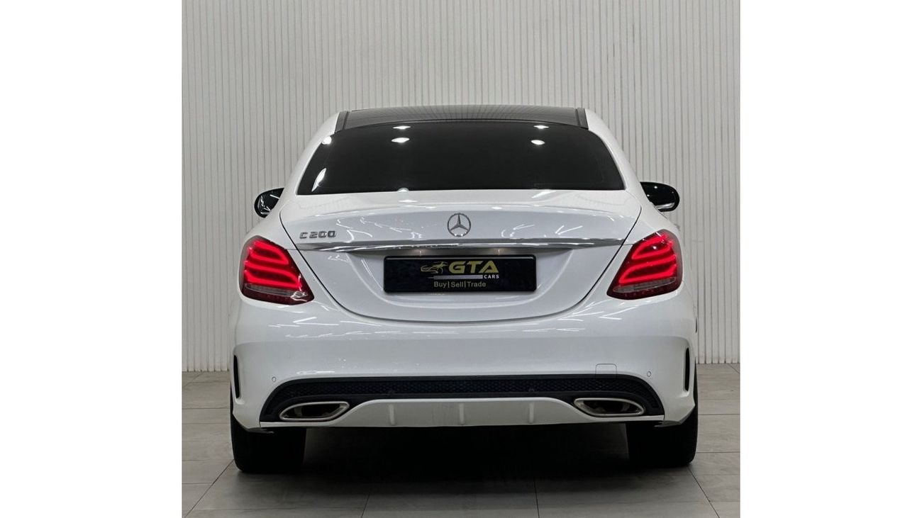 Mercedes-Benz C 200 AMG Pack 2018 Mercedes-Benz C200, Full Agency Service History, GCC