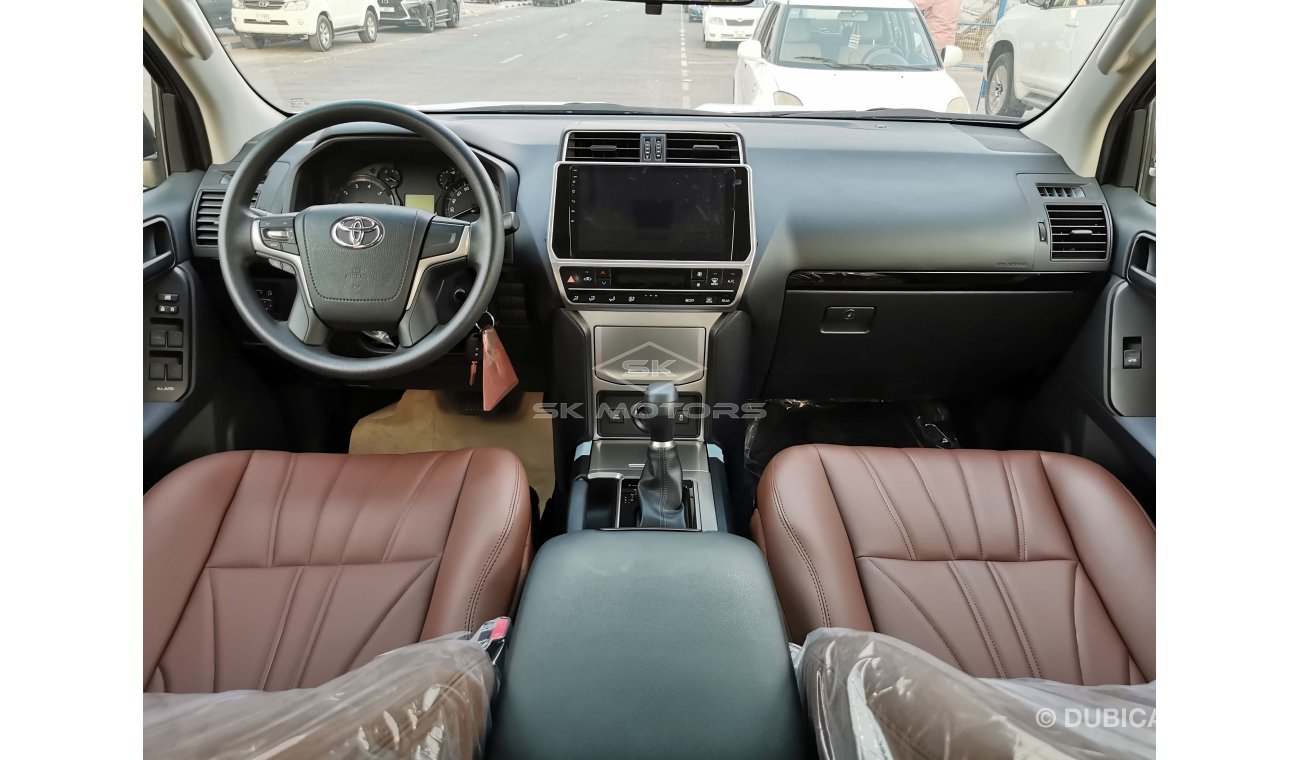 تويوتا برادو 2.7L, 17" Rims, Sunroof, Rear Camera, Front Power Seats, Leather Seats, Rear A/C (CODE # PVXR03)