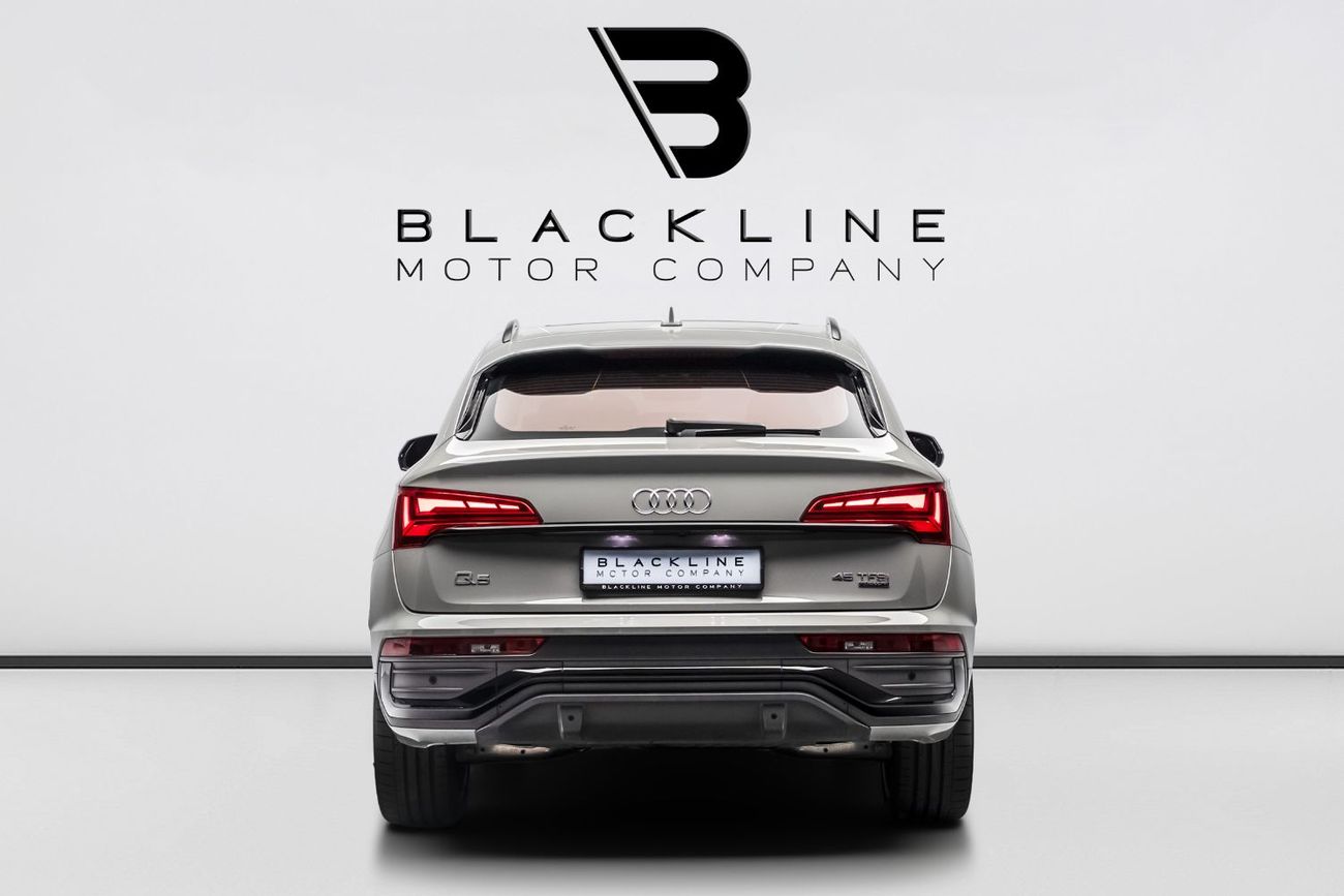 Audi Q5 45 TFSI SPORTBACK S-LINE BUY NOW, PAY 2027 | THE BLACKLINE STANDARD | 2027 Audi Warranty + Service Contract, GCC