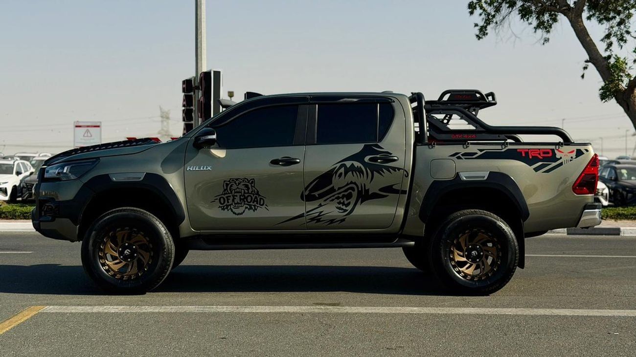 Toyota Hilux 2023 | 2.8L DIESEL | AUTOMATIC TRANSMISSION | RHD | GR ROCCO KIT INSTALLED | HEAVY 4X4 SPORTS BAR WI