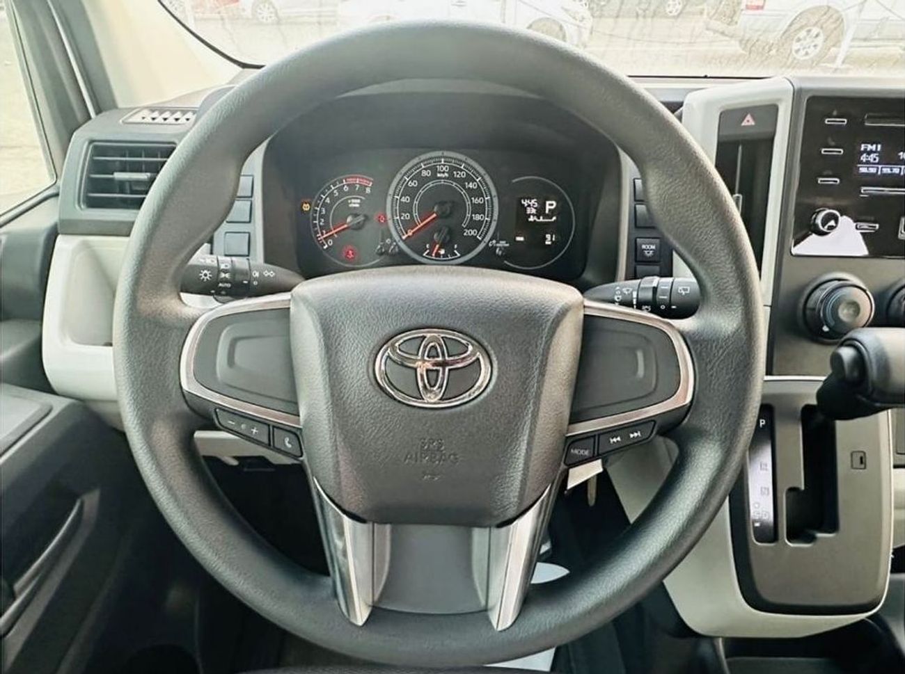 Toyota Hiace 3.5L, HIGH ROOF, PETROL, AUTOMATIC TRANSMISSION, 13 PERSON, AIRCONDION, POWER WINDOWN, MODEL 2025