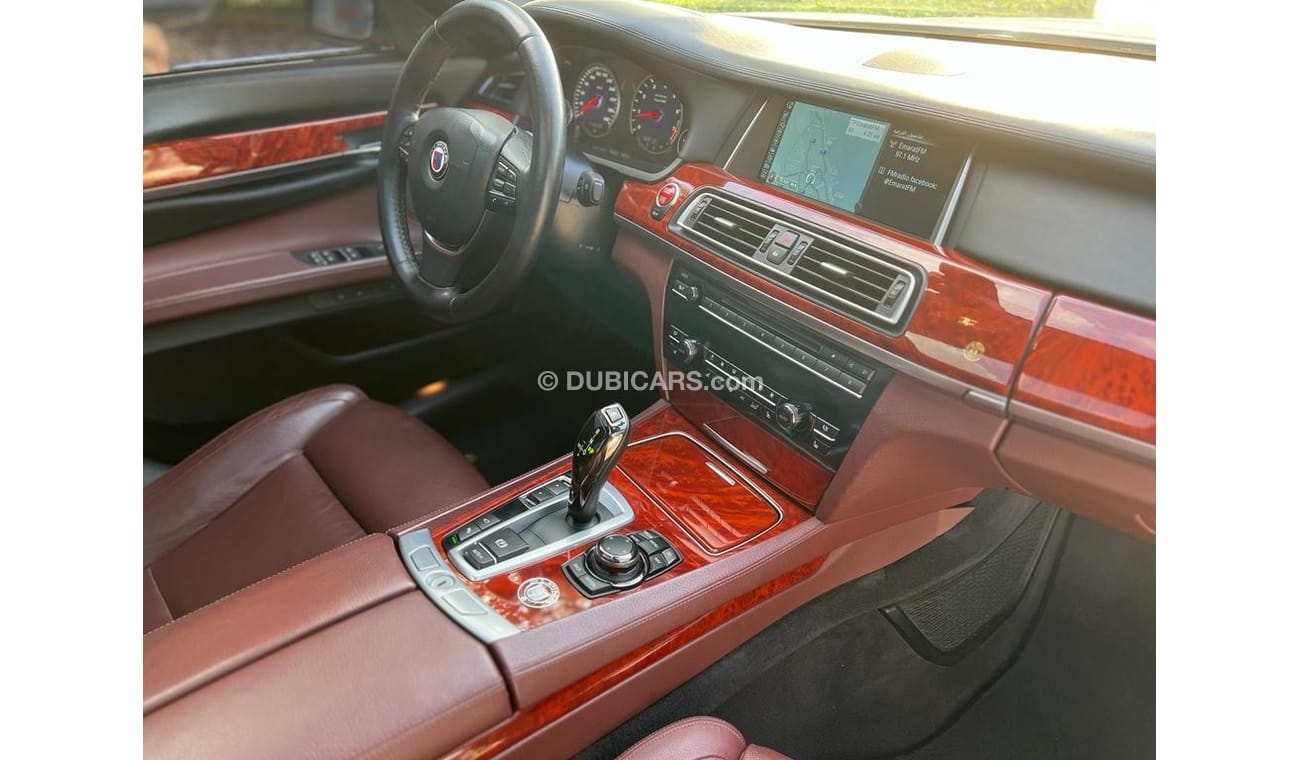 BMW B7 BMW 750I ALPINA B7 2014 GCC FULL OPTIONS ORGINAL PAINT SPESIAL EDDTION
