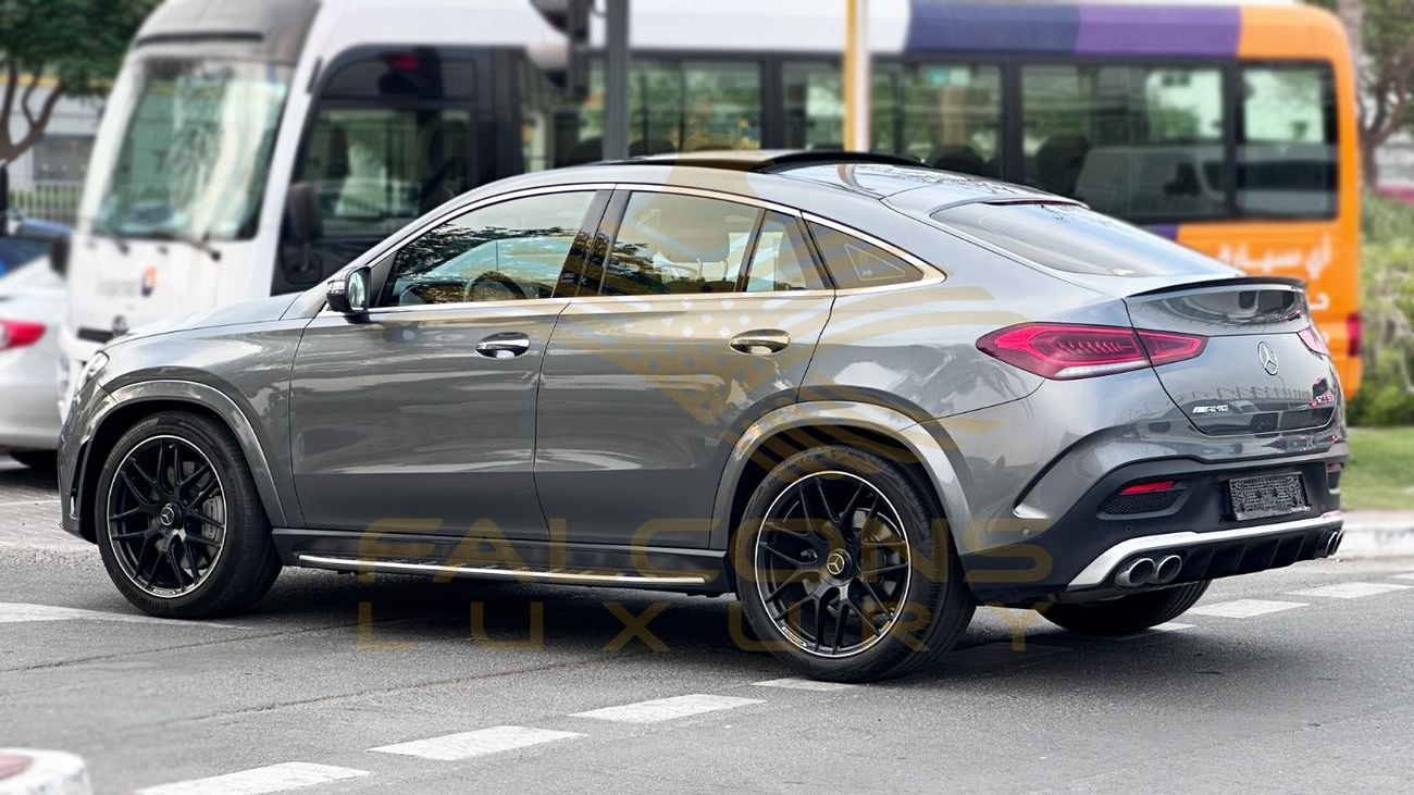 مرسيدس بنز GLE 53 AMG COUPE 4MATIC+ مرسيدس بنز GLE 53 كوبيه موديل 2021، طلاء أصلي، مواصفات AMG الخليجية