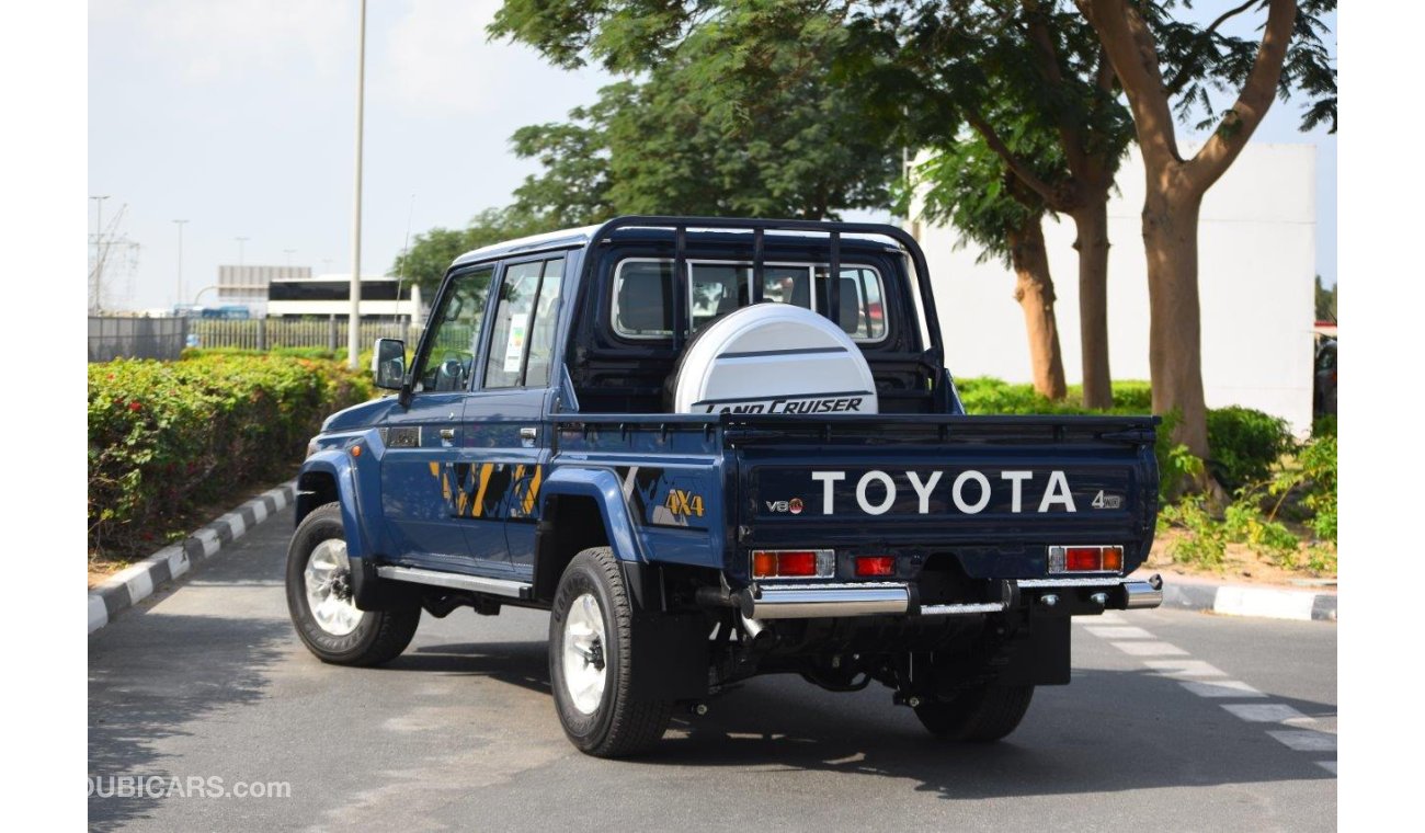 تويوتا لاند كروزر بيك آب 79 DOUBLE CAB LIMITED LX V8 4.5L TURBO DIESEL 5 SEAT  MANUAL TRANSMISSION