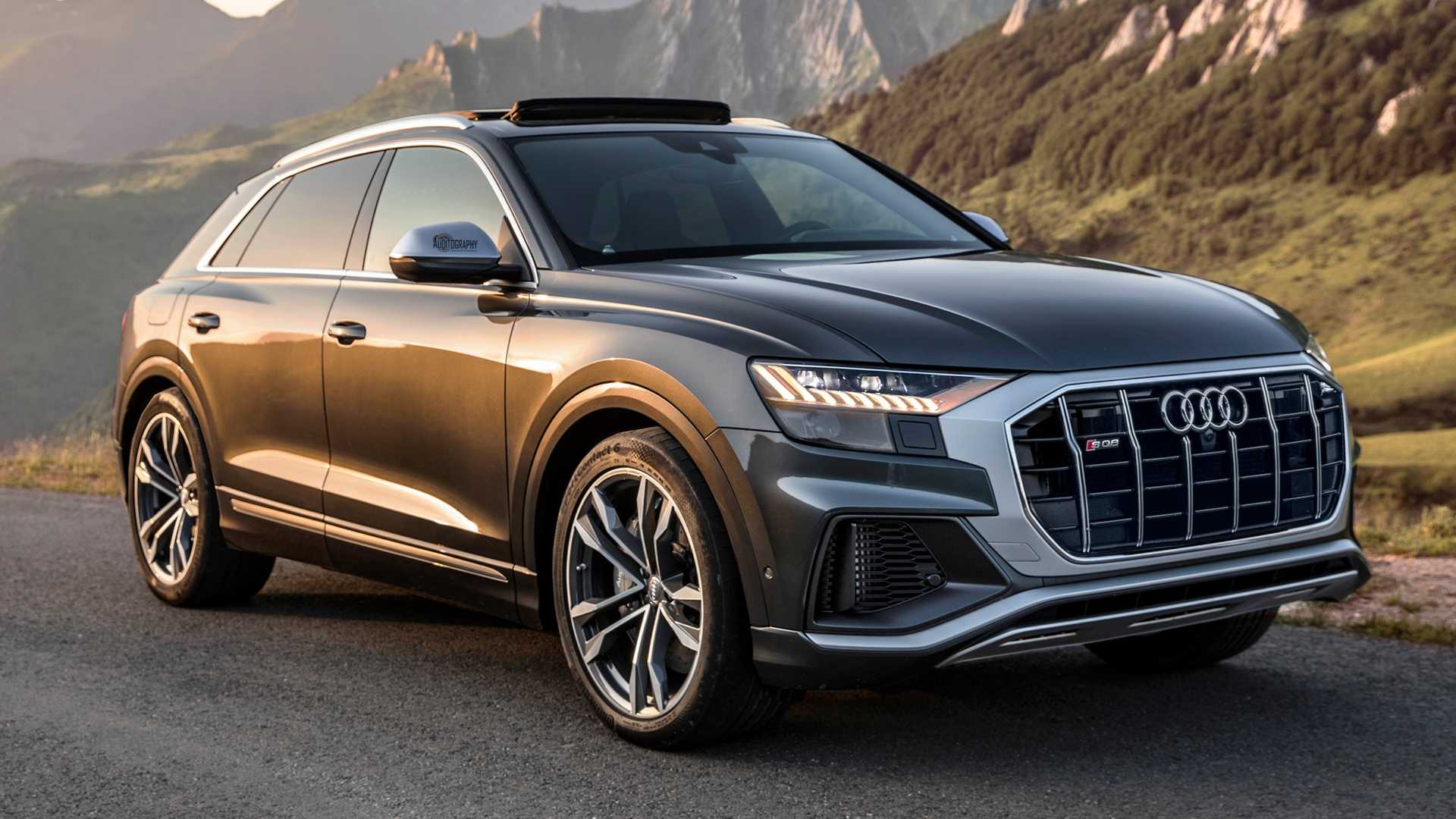 Audi SQ8 exterior - Front Right Angled