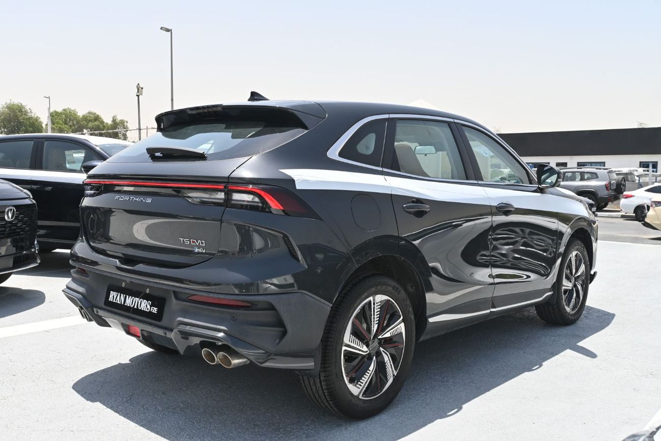 فورسينغ تي 5 إيفو Forthing TS EVO HEV 1.5L Turbo + Hybrid, Model 2024, Color Dark Grey