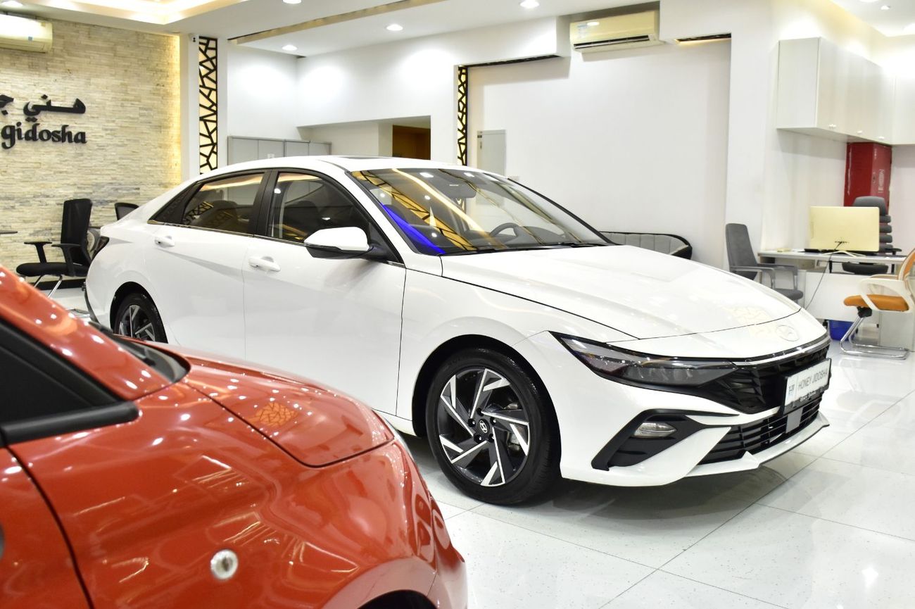 Hyundai Elantra EXCELLENT DEAL for our Hyundai Elantra ( 2024 Model ) in White Color Chinese Specs