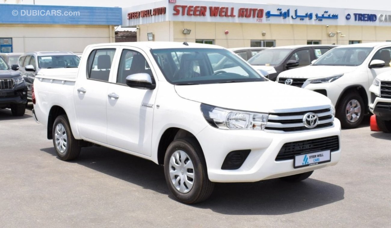 Toyota Hilux 2021 | DLX BASIC 4X2 PETROL FABRIC SEATS AND MT WITH GCC SPECS EXPORT ONLY