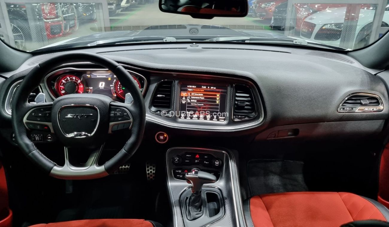 Dodge Challenger SRT Hellcat DODGE CHALLENGER HELLCAT GCC IN PERFECT CONDITION ORIGINAL PAINT FULL SERVICE HISTORY FO