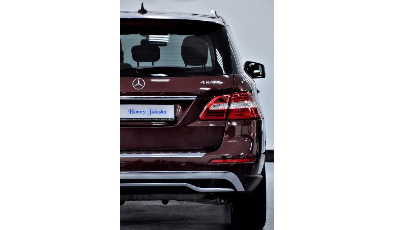 مرسيدس بنز ML 350 EXCELLENT DEAL for our Mercedes Benz ML350 ( 2014 Model ) in Burgundy Color GCC Specs