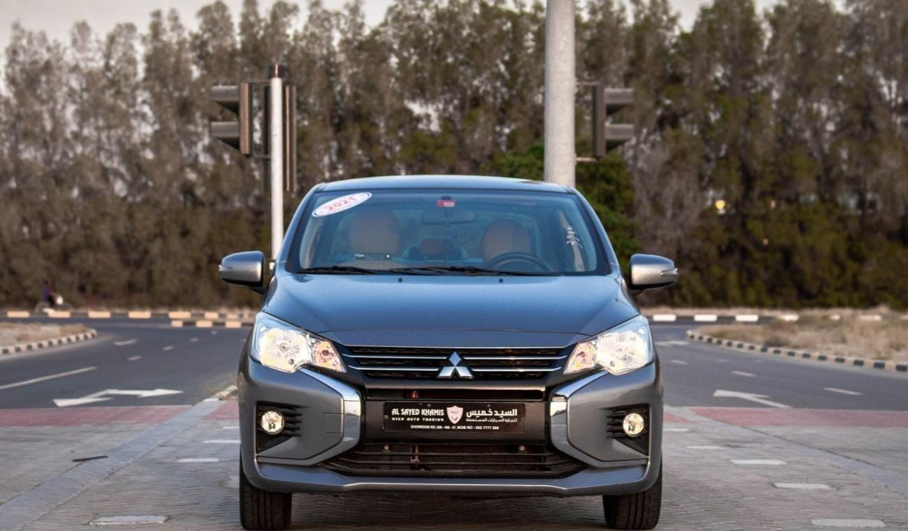 Mitsubishi Attrage STD GLX 1.2L Mitsubishi Attrage 2021 1.2L GCC, accident-free, in excellent condition 353 p.m