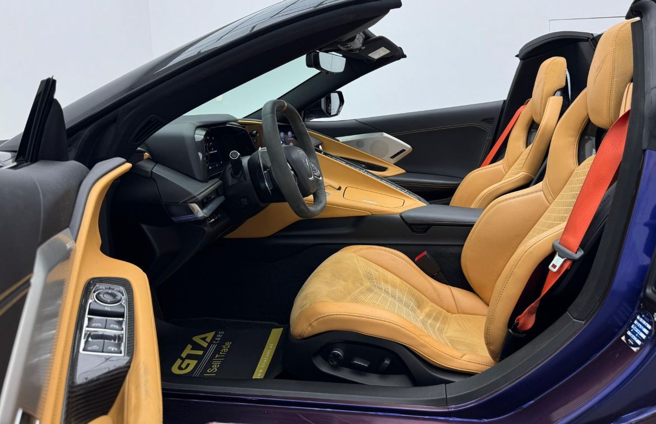 شيفروليه كورفت 2021 Chevrolet Corvette Stingray (C8) Z51 Convertible, Agency Warranty & Service Contract, Agency FS