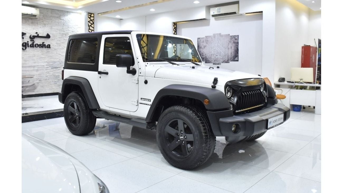 Jeep Wrangler EXCELLENT DEAL for our Jeep Wrangler Sport ( 2014 Model ) in White Color GCC Specs