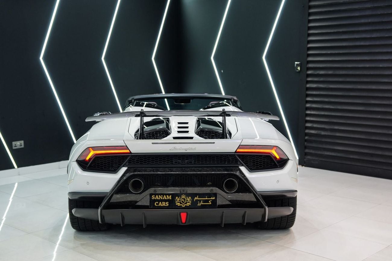 لامبورغيني هوراكان 2018 Lamborghini Performante Spyder, ALA Aerodynamics, Lift System, Forged Composites, GCC Spec!!