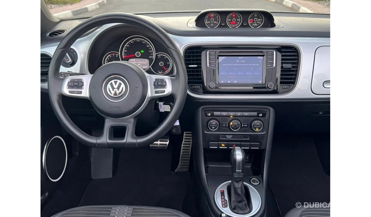 فولكس واجن بيتيل VOLKSWAGEN BEETLE 2.0 TURBO GCC 2016 FULL SERVICE HISTORY ATTRACTIVE PRICE