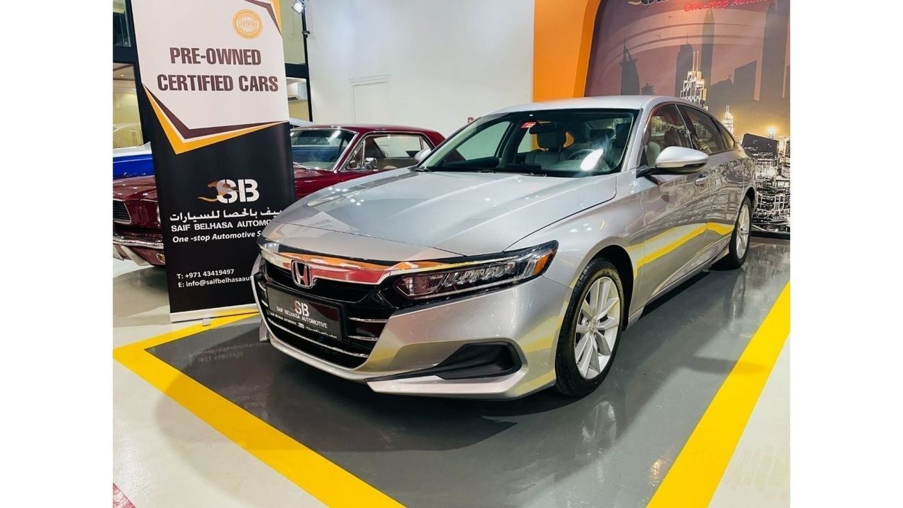 هوندا أكورد LX 1533 درهم إماراتي @ 0% DP | 2022 | دول مجلس التعاون الخليجي | 1.5 لتر | تحت الضمان |