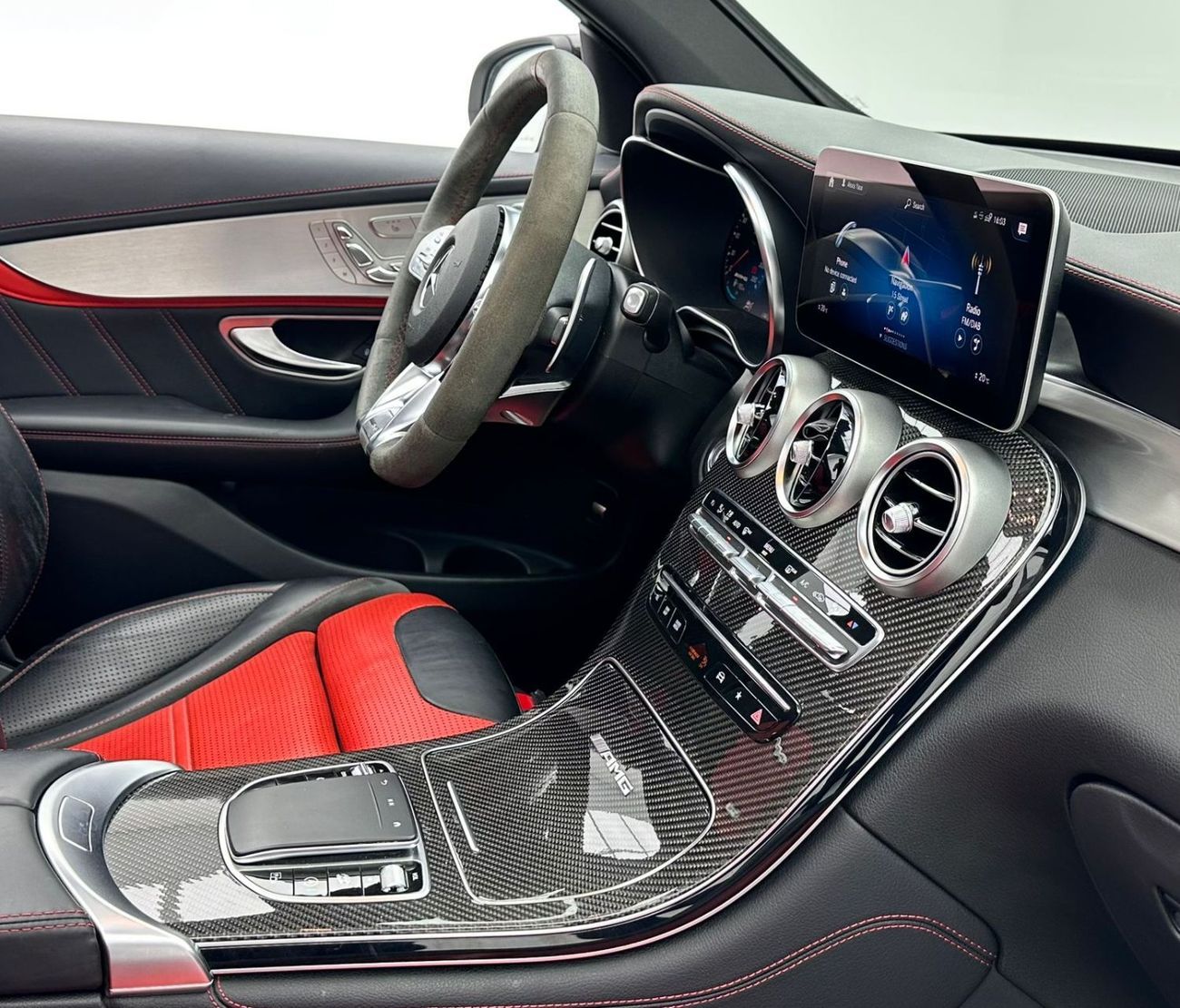 Mercedes-Benz GLC 63 S AMG 2020 Mercedes-Benz GLC 63s AMG 4MATIC+, 1 Year Unlimited Km Warranty, Mercedes FSH, GCC