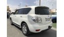 Nissan Patrol خليجي فتحة ابيض داخل بيج مالك واحد