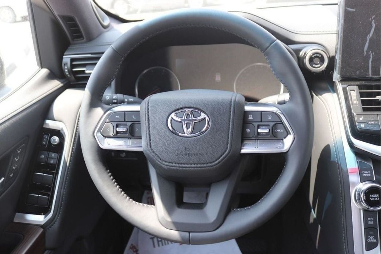 تويوتا لاند كروزر 3.3L,VX, DIESEL, EUROPIAN SPECS, LEATHER SEATS, ELECTRIC SEAT, WIRELESS CHARGER, 2024 FOR EXPORT