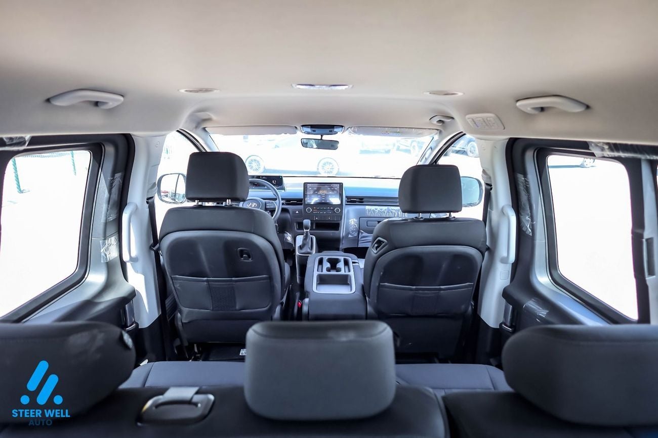 هيونداي ستاريا 3.5L Comfort (9 Seater) 2025 | 3.5L V6 | 9-Seater | AT | Premium Interior | Apple CarPlay | Export