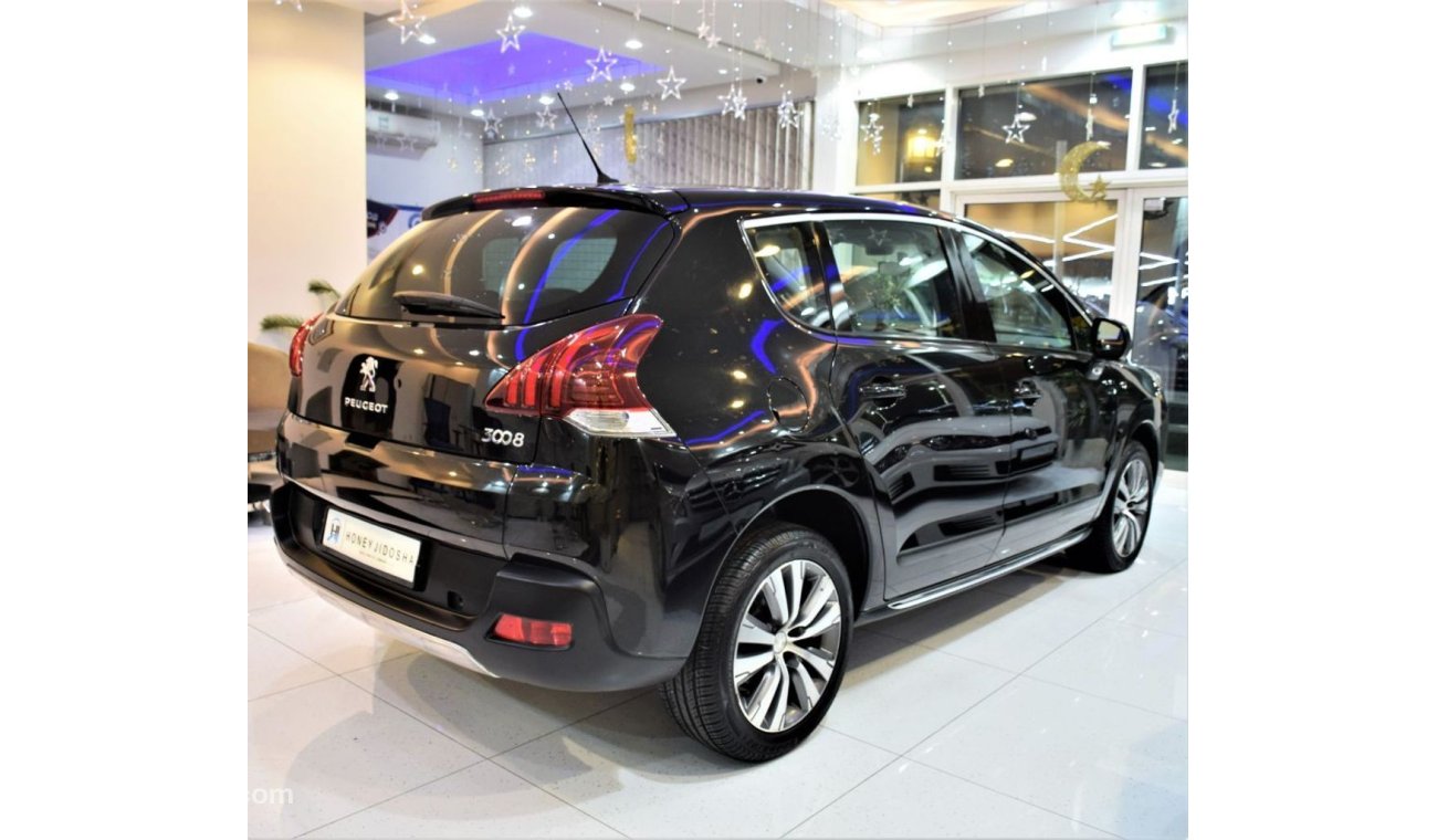 بيجو 3008 ORIGINAL PAINT ( صبغ وكاله ) Peugeot 3008 2015 Model!! in Black Color! GCC Specs