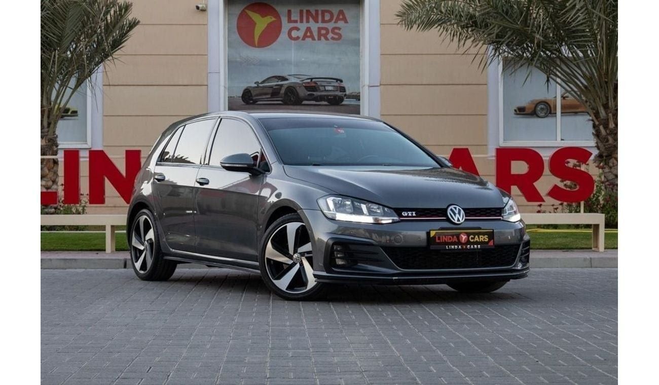 فولكس واجن جولف GTI Fabric + 2.0L Volkswagen Golf GTI 2019 GCC under Warranty with Flexible Down-Payment.