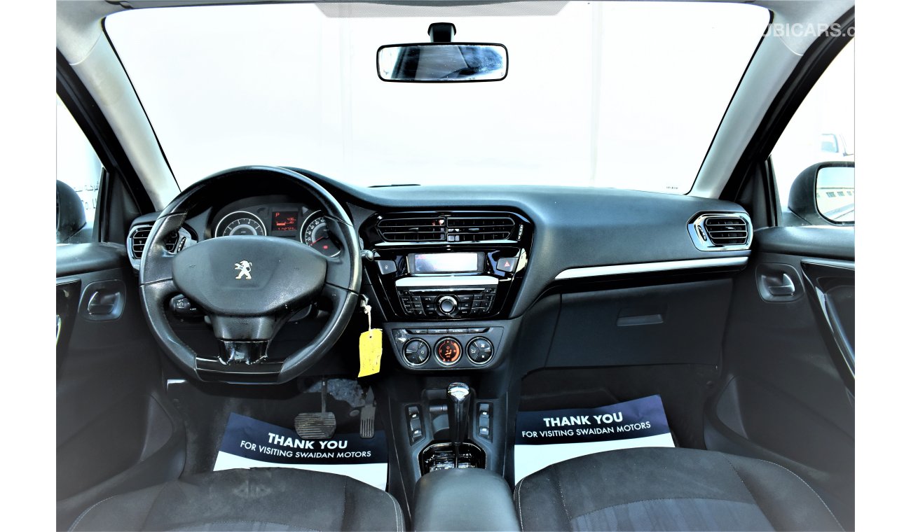 Peugeot 301 1.6L ALLURE 2015 MODEL GCC SPECS
