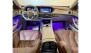 Mercedes-Benz S 63 AMG 2018 Mercedes S-63 AMG, Mercedes Warranty, Full Service History, GCC, Low Kms