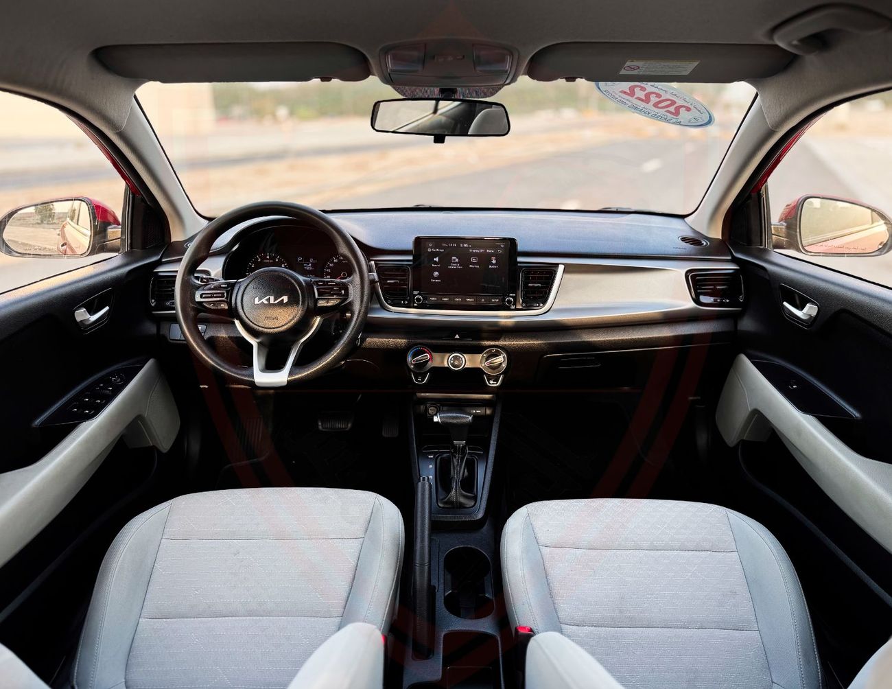 Kia Rio EX 1.4L (107 HP) Sedan Kia Rio 1.4L 2022 GCC accident free in excellent condition 521 P.M