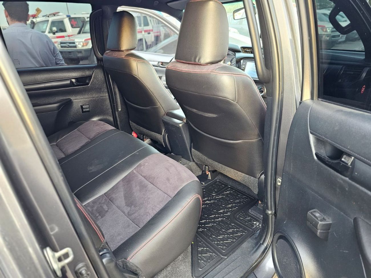 Toyota Hilux Toyota Hilux GR 2021Model 2.7 v4 Engine Fuel.Petrol LHD colour Black Transmission Automatic Interior