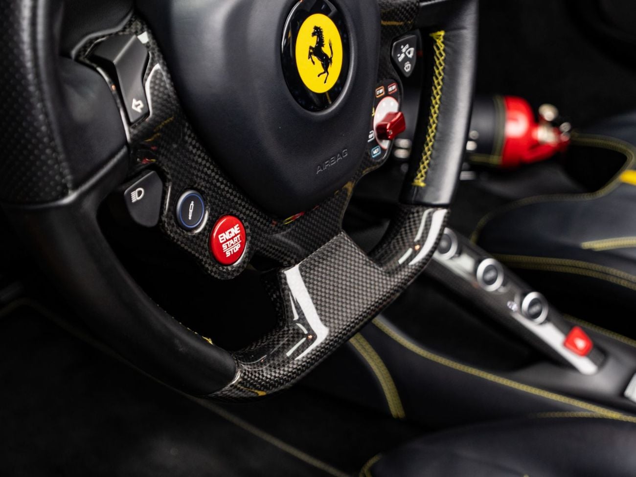 Ferrari 488 Spider STD BUY NOW, PAY 2027 | THE BLACKLINE STANDARD | Giallo Modena, Full Carbon, GCC
