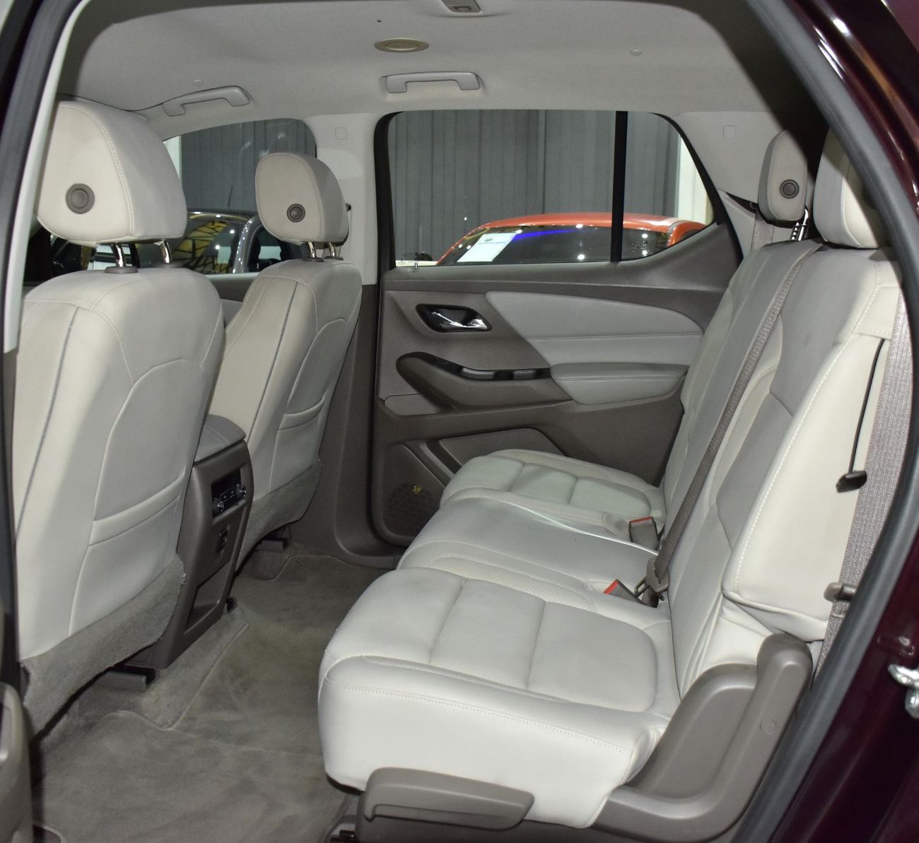 شيفروليه ترافيرس EXCELLENT DEAL for our Chevrolet Traverse ( 2018 Model ) in Maroon Color GCC Specs