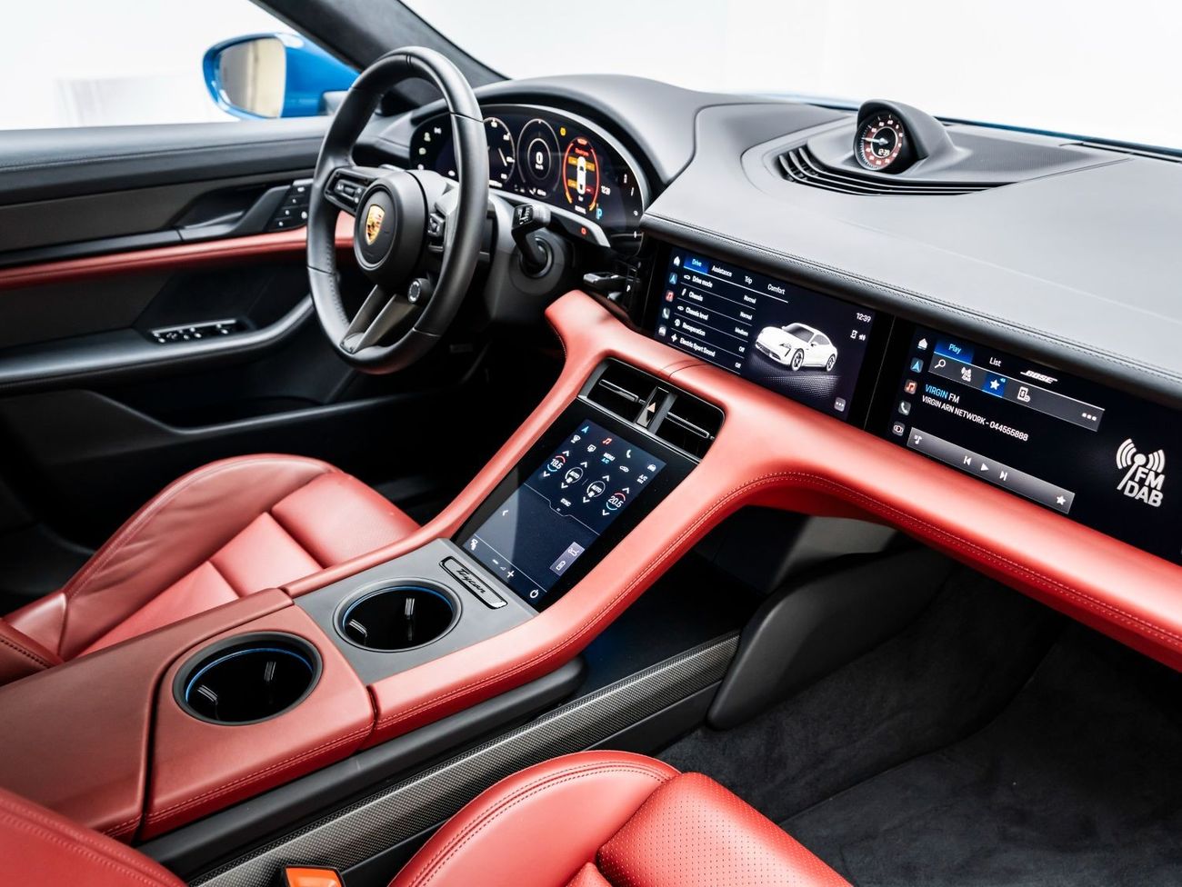 Porsche Taycan 2023 Porsche Taycan GTS, 2026 Porsche Warranty, Neptune Blue, Low KMs, GCC